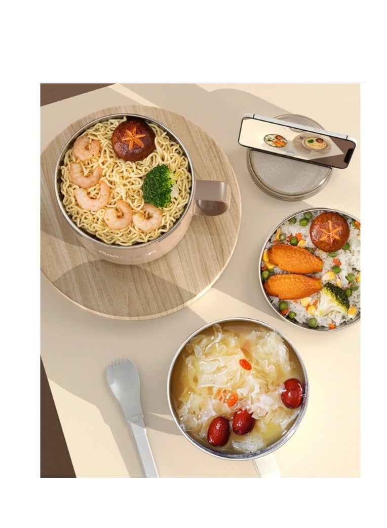 Portable Stainless Steel Insulated Water Filter Instant Noodle Box