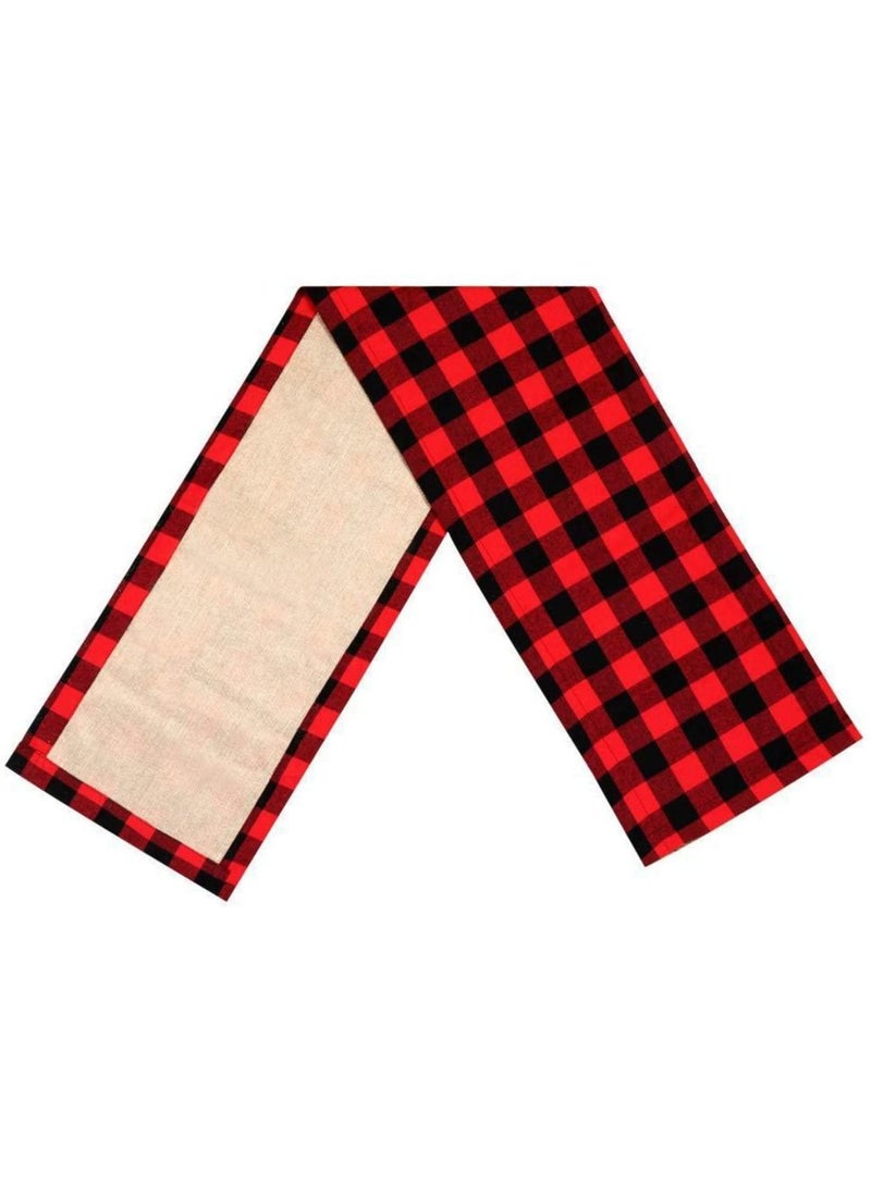 Christmas table runners runner for family christmas holiday dinner party decoration 37*183cm