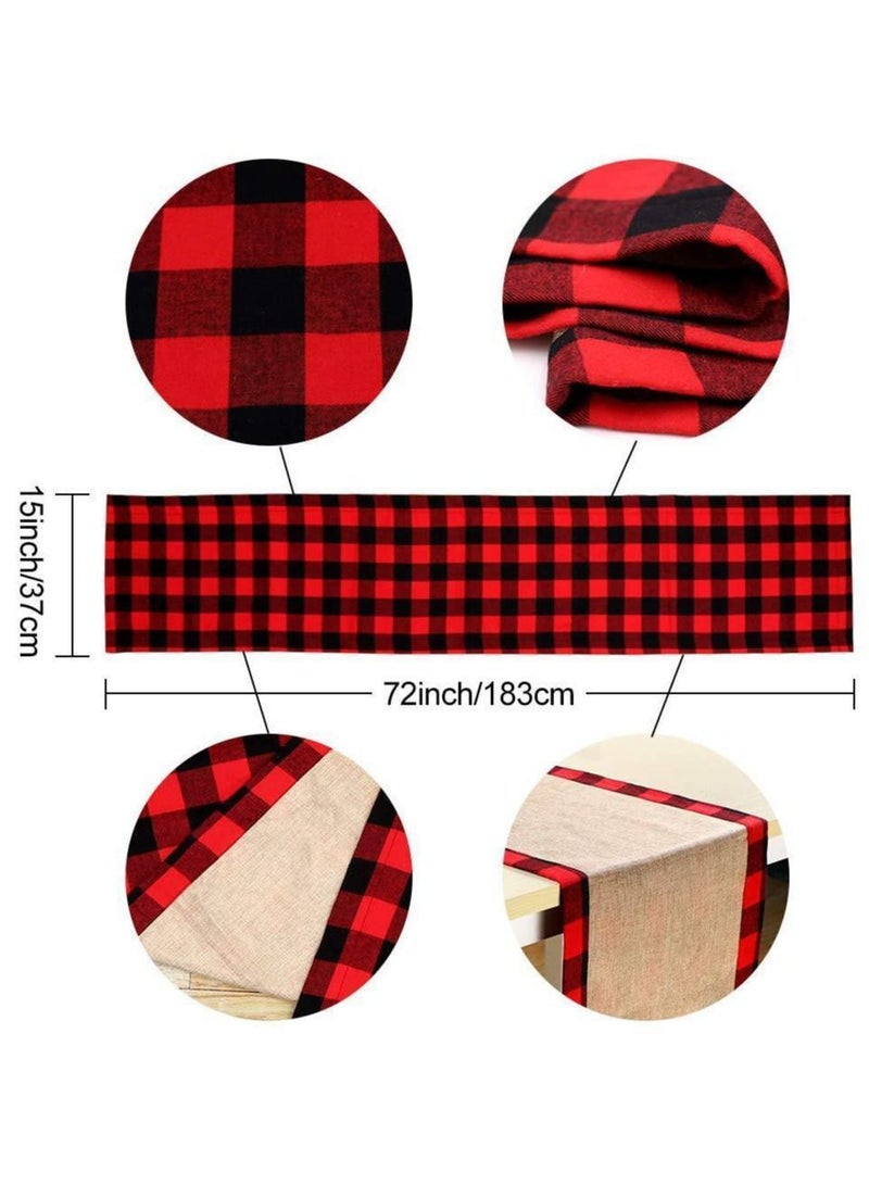 Christmas table runners runner for family christmas holiday dinner party decoration 37*183cm