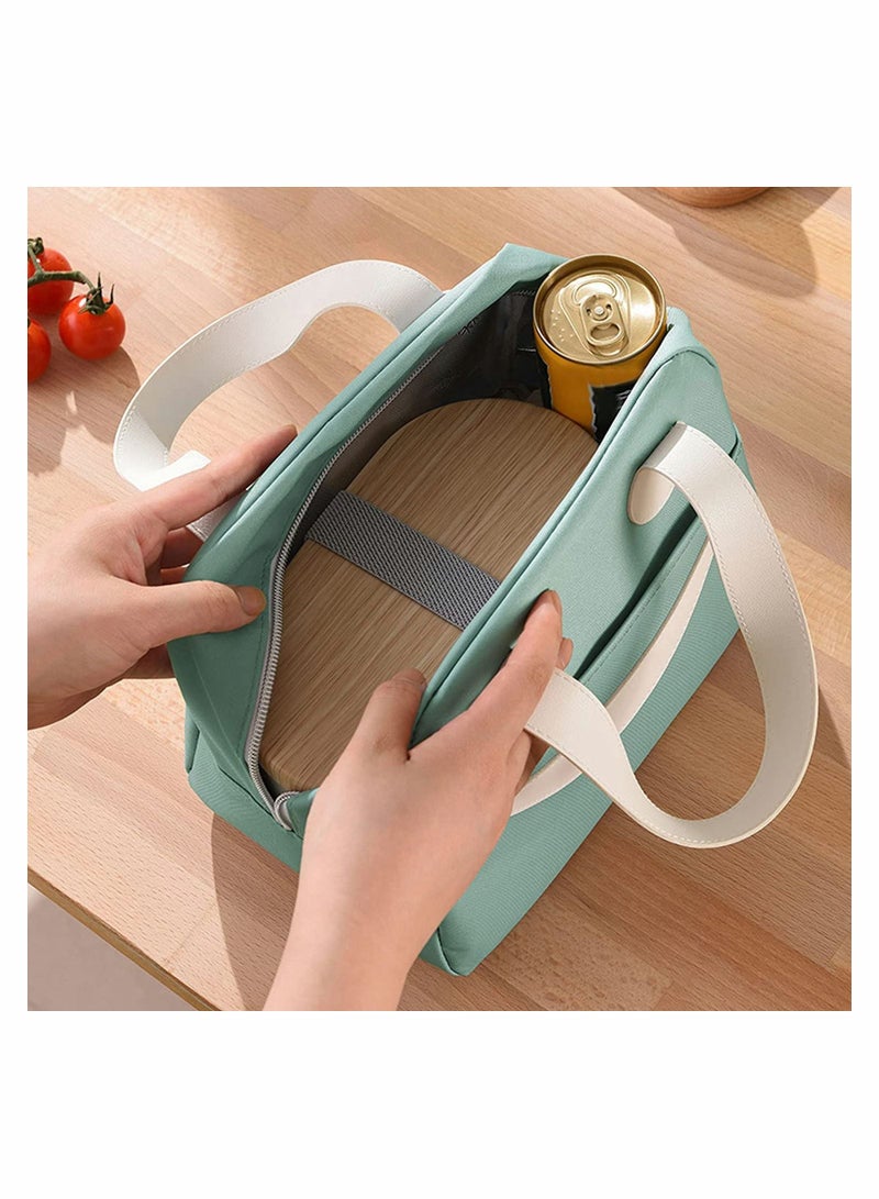 Lunch Bag for Womens and Mens, Reusable Insulated Cooler (Blue)