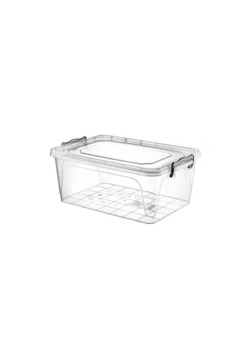 Rectangle Storage Box Transparent 20 Liters