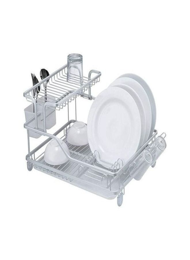 Rayzware ALUMINIUM 2-TIER DISH RACK 600x350x270MM