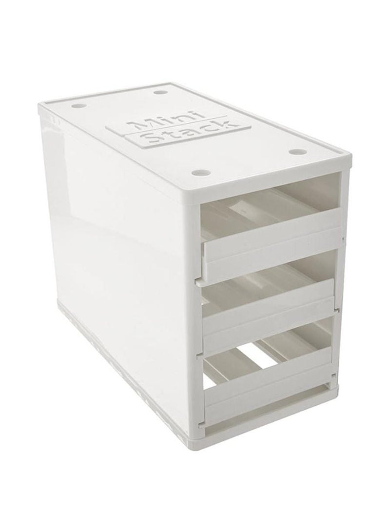 Ministack Bottle Organizer 27 7 x 14 7 x 22 2 cm, White