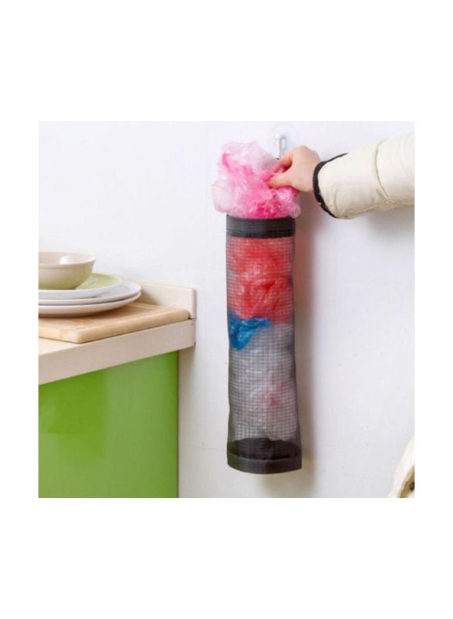 Wall Mount Storage Dispenser Black 49x17.5cm