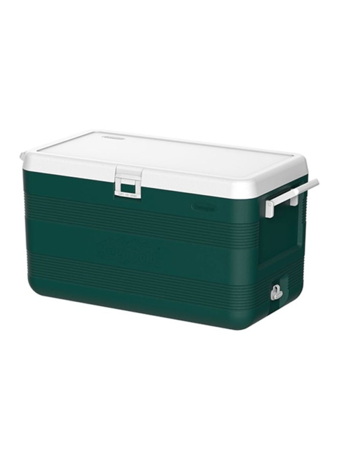 Keep Cold Plastic Deluxe Icebox Green/White 74x40x42cm