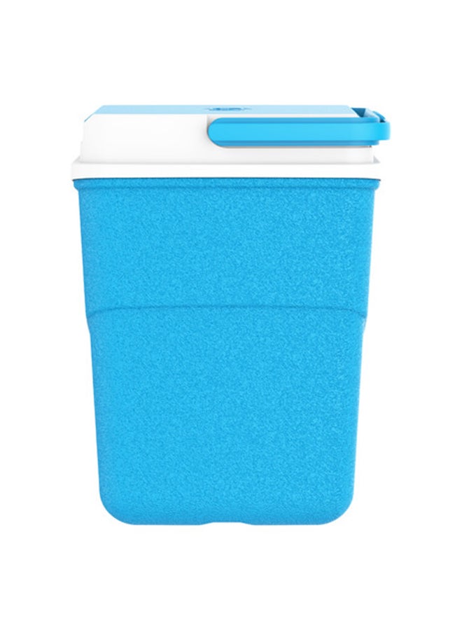 Keep Cold Plastic Picnic Cooler Icebox Lunchbox Blue 20.0Liters