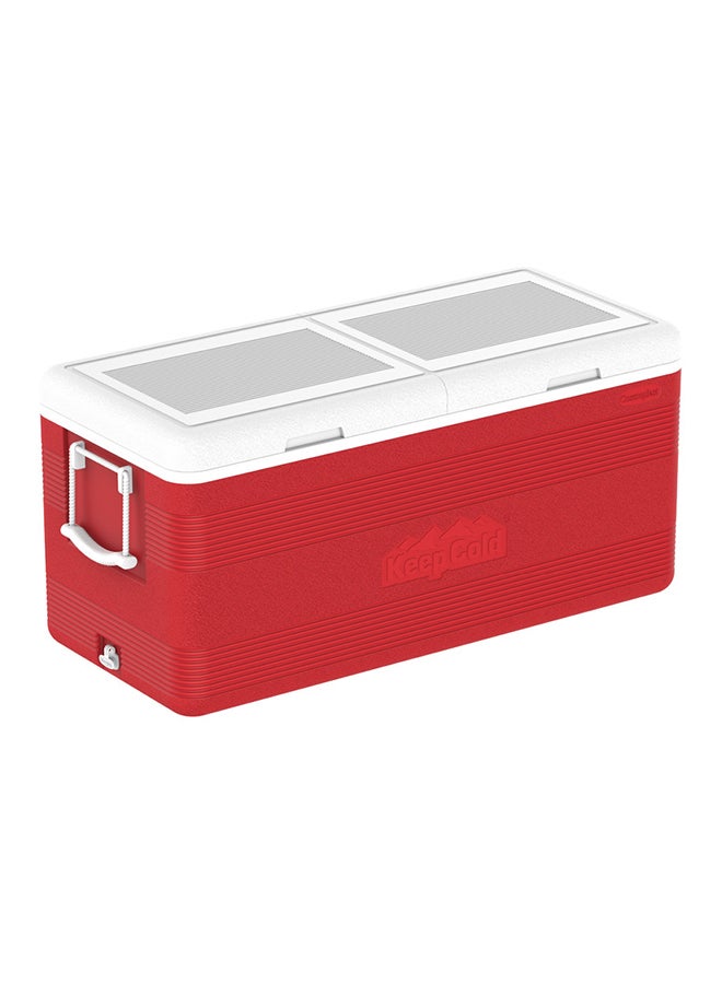 Keepcold Deluxe Icebox Red 144.0Liters