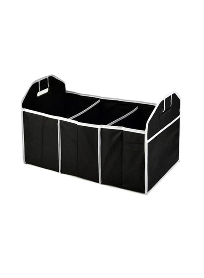 2-In-1 Trunk Organizer And Cooler Black/White 12x23x14inch