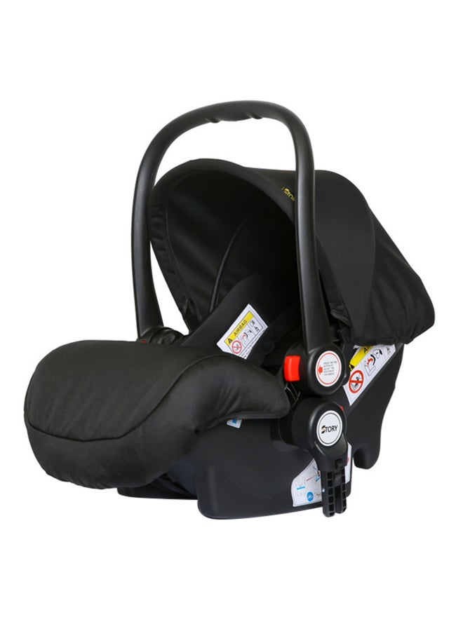 Reversible Trip Stroller And Infant Car Seat Wide Canopy And Seat - Black