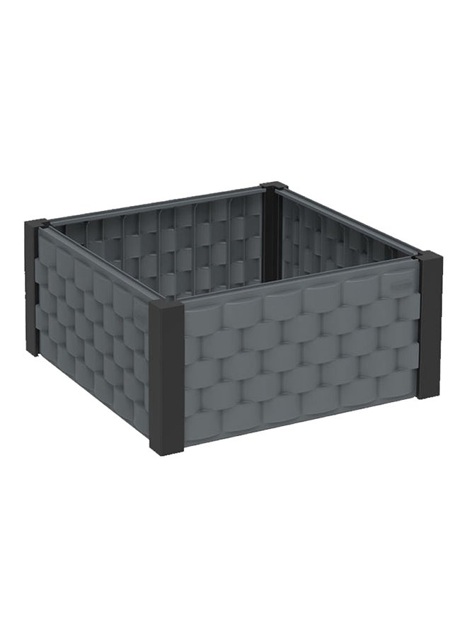 Square Raised Garden Bed Grey