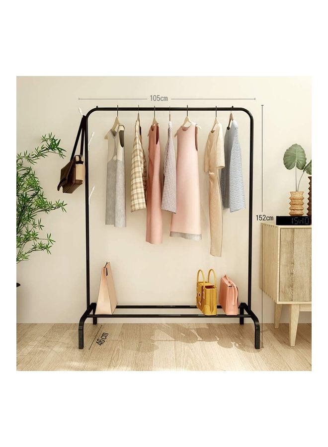 Floor Standing Cloth Rack Black