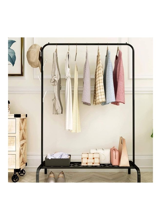 Floor Standing Cloth Rack Black