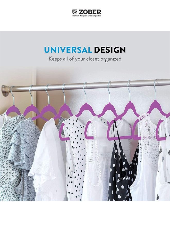 Nonslip Velvet Hangers, Shirt Hangers, Ultrathin Space-Saving