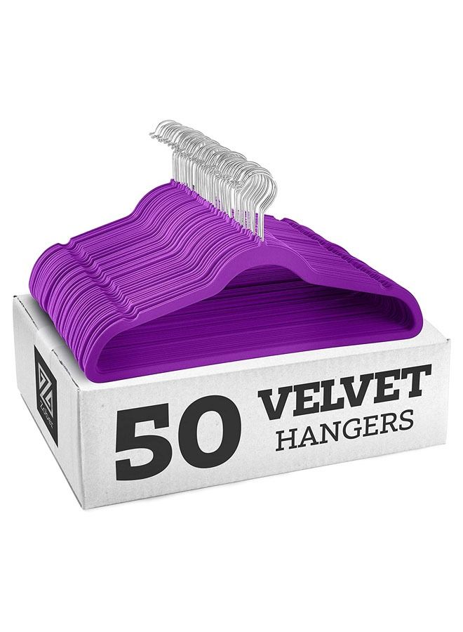 Nonslip Velvet Hangers, Shirt Hangers, Ultrathin Space-Saving