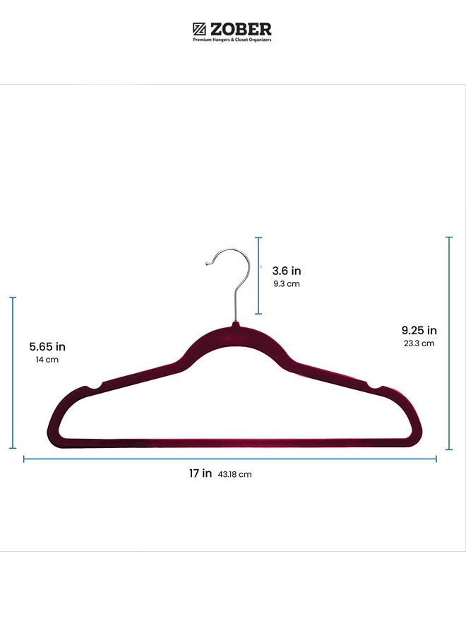 Nonslip Velvet Hangers Shirt Hangers  Ultrathin Space-Saving