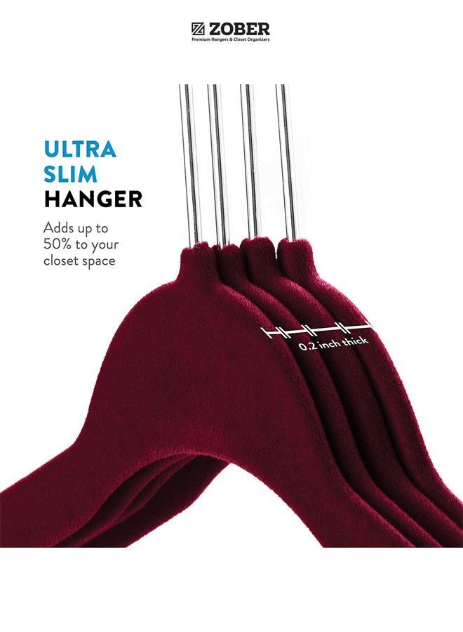 Nonslip Velvet Hangers Shirt Hangers  Ultrathin Space-Saving