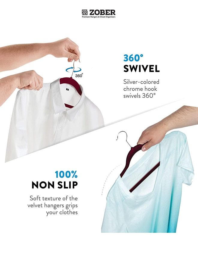 Nonslip Velvet Hangers Shirt Hangers  Ultrathin Space-Saving