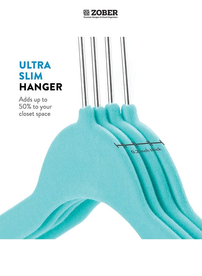 Nonslip Velvet Hangers, Shirt Hangers, Ultrathin Space-Saving