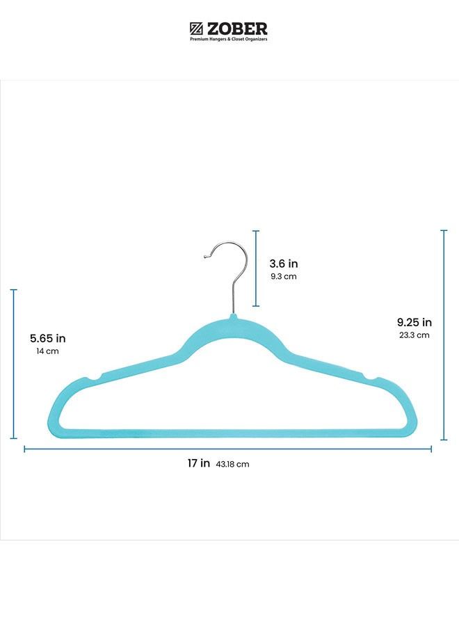 Nonslip Velvet Hangers, Shirt Hangers, Ultrathin Space-Saving