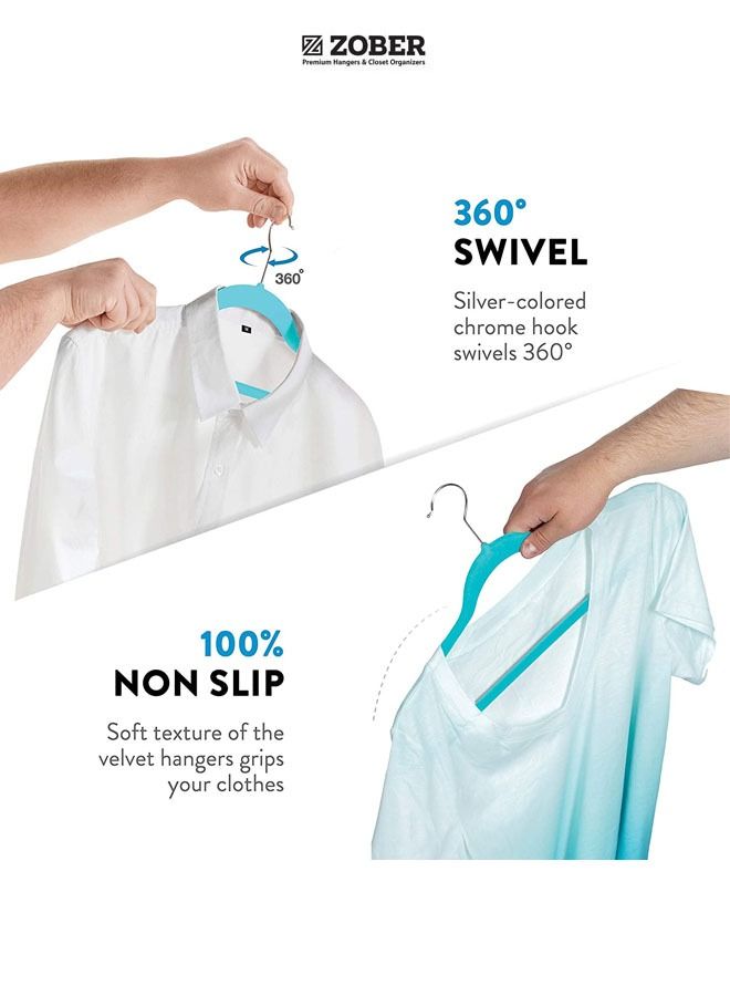 Nonslip Velvet Hangers, Shirt Hangers, Ultrathin Space-Saving