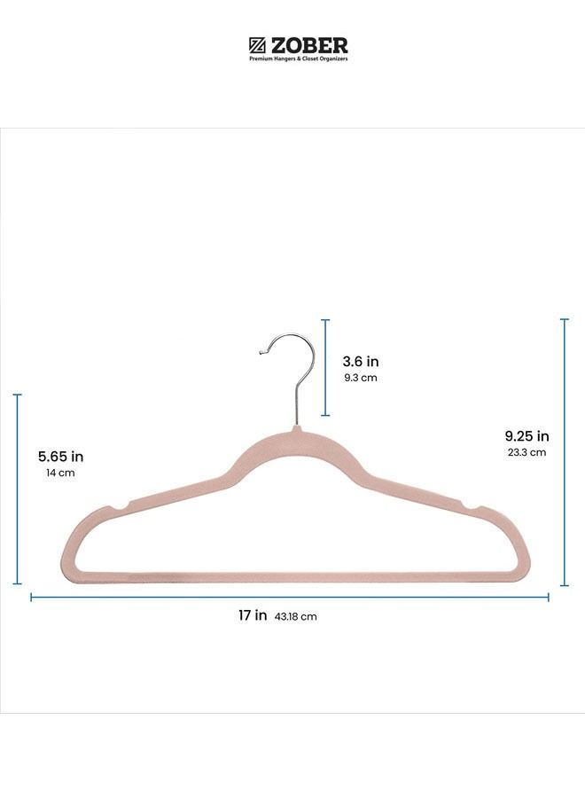 Nonslip Velvet Hangers Shirt Hangers Ultrathin Space-Saving