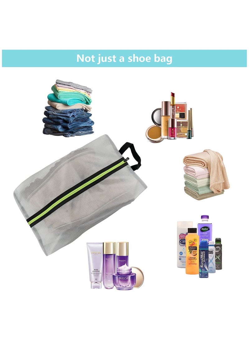 Shoe Bags for Travel, Waterproof Dustproof Polyester Organizer Storage Tote Pouch with Zipper for Men and Women Portable Shoe Tote Bags for Travel and Storage