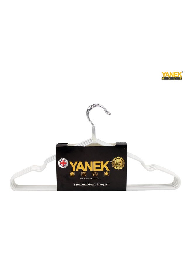 50-Piece Hangers White 40cm