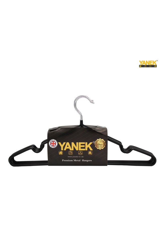 50-Piece Hangers Black 40cm