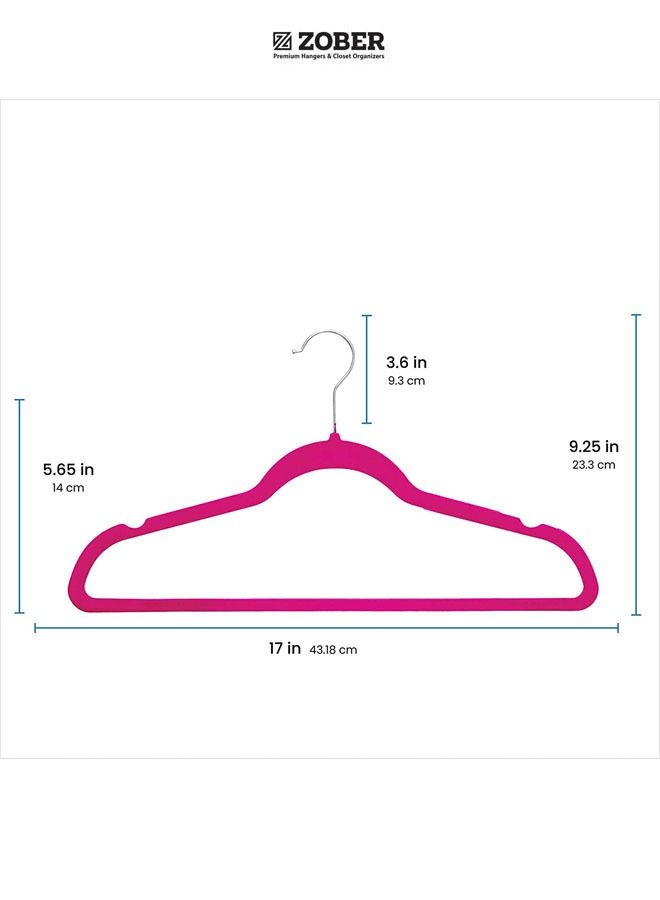 Nonslip Velvet Hangers, Shirt Hangers, Ultrathin Space-Saving