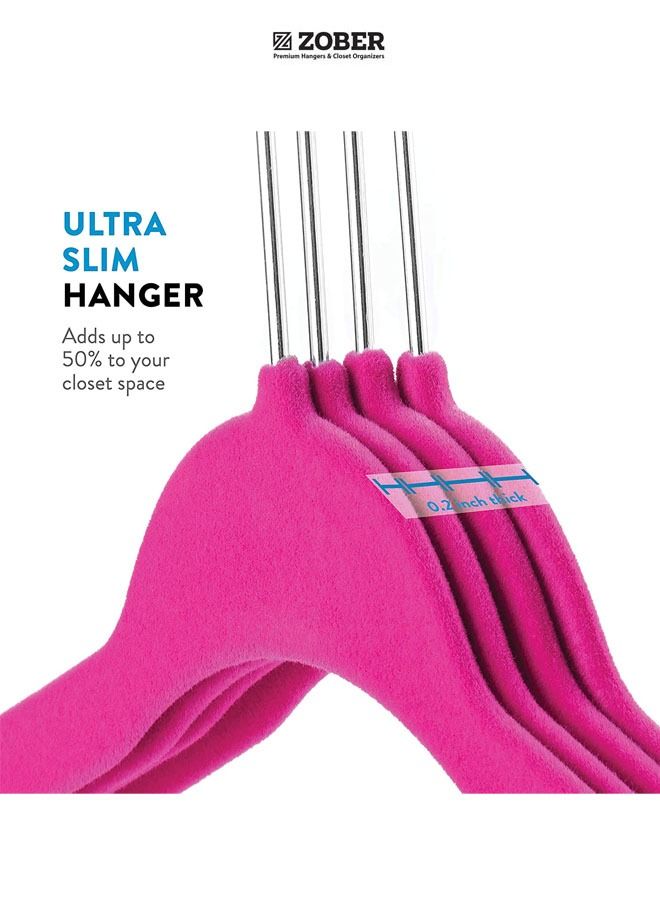 Nonslip Velvet Hangers, Shirt Hangers, Ultrathin Space-Saving