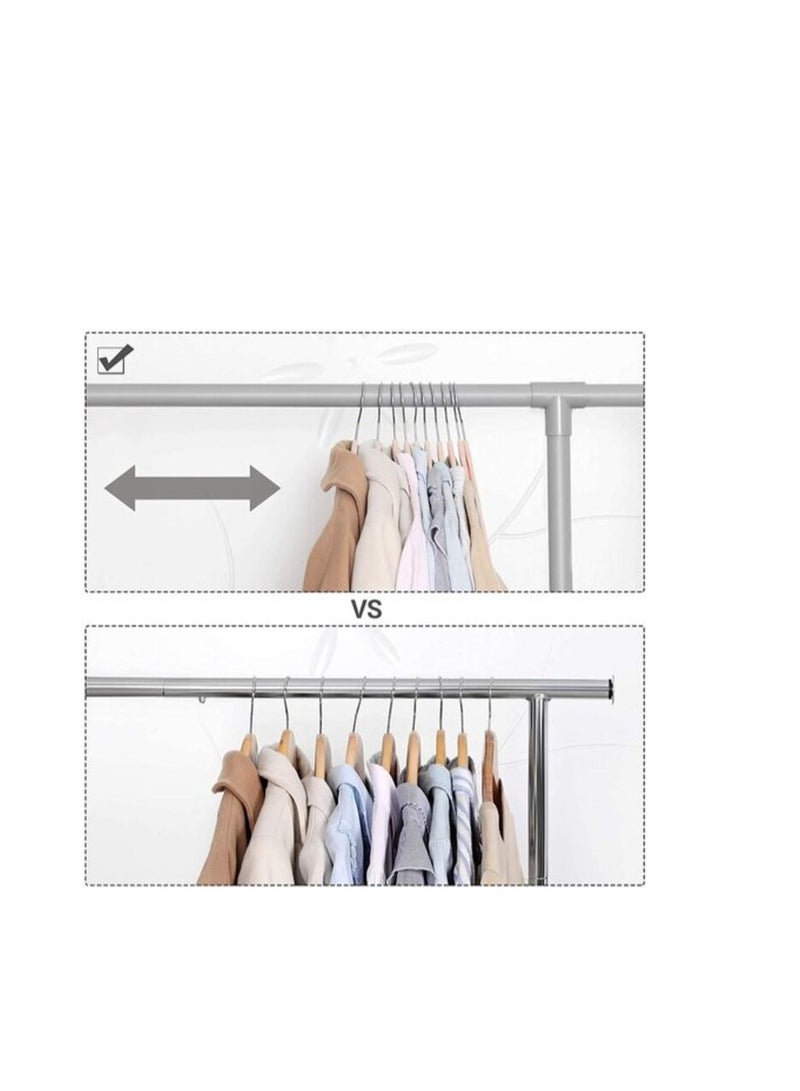 Red Dot Gift 20-Pack Rose-Pink Non-Slip Velvet Hangers & 360 Degree Rotatable Hook - Durable & Slim - Non Slip Hangers For Coat Hangers - Pant Hangers (Rose/Blush Pink, 20 Pack)