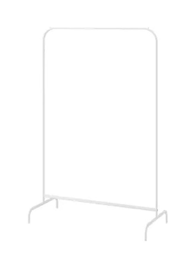 Portable Clothes Rack White 99x46x152cm