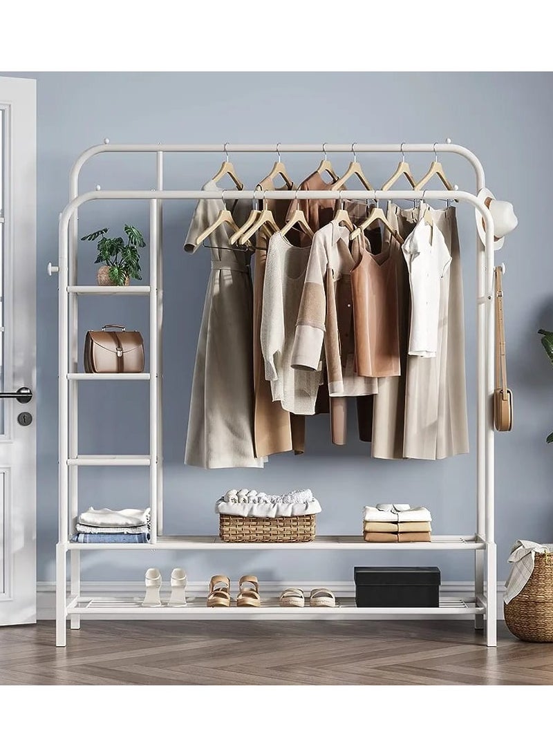 Clothes rack floor-standing vertical bedroom clothes hanging rack indoor