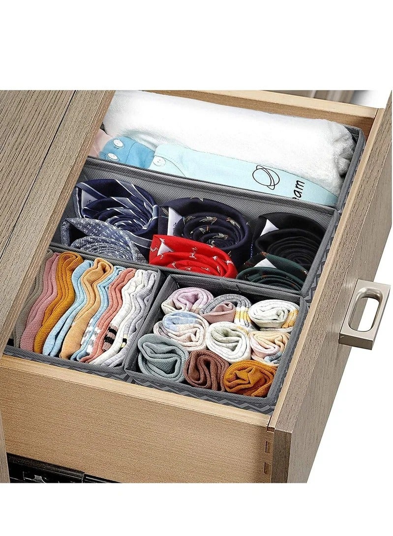 10 Pack Multifunctional Wardrobe Organiser Foldable Collapsible Closet Organizer Underwear Basket Cubes Containers for Storing Clothes