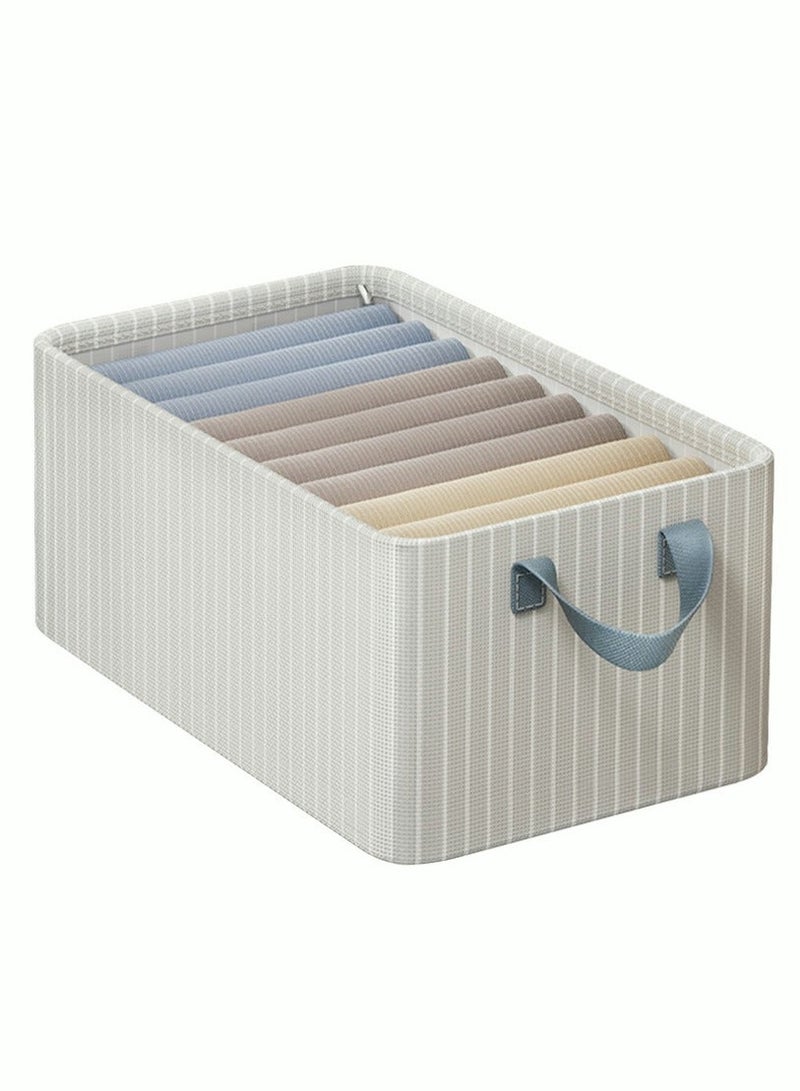 Storage Bags Large Blanket Clothes Organization and Storage Containers for Bedding Comforters Foldable Organizer with Reinforced Handle