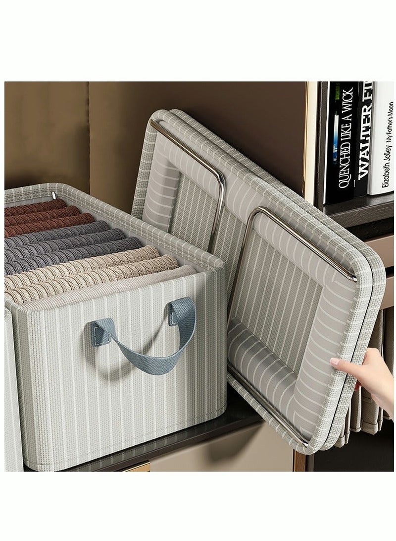 Storage Bags Large Blanket Clothes Organization and Storage Containers for Bedding Comforters Foldable Organizer with Reinforced Handle