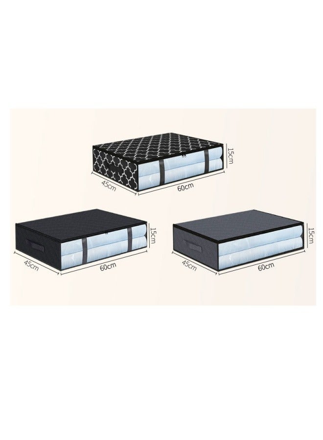 3-pack Storage Box For Clothes, Foldable Storage Bag Under The Bed