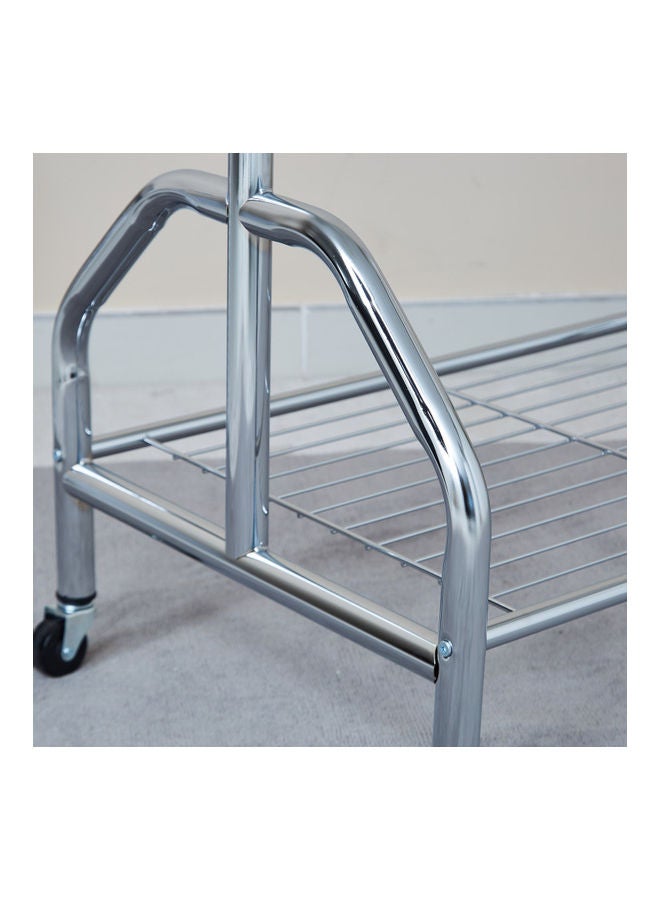 Garment Rack Silver