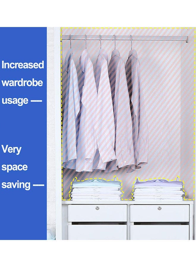 10-Piece Shirt Folder And Organizer For Closet White