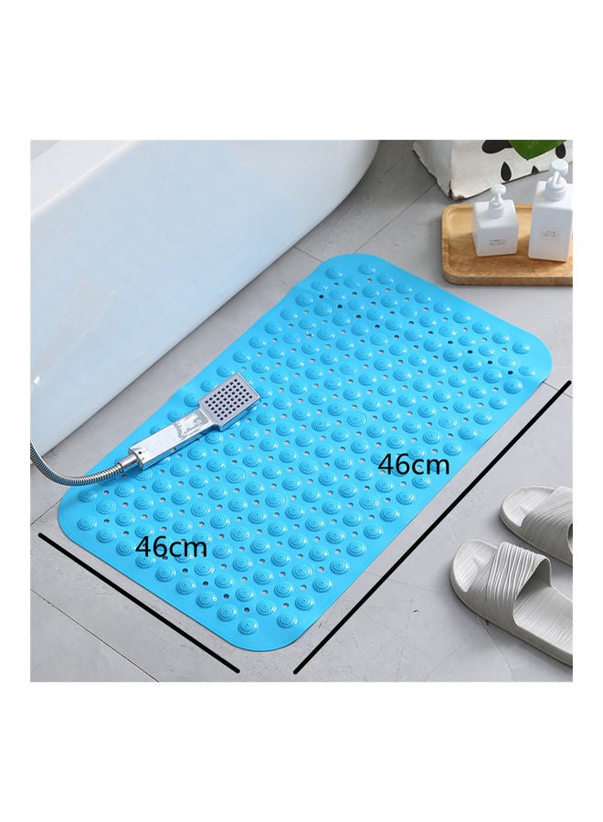 PVC Bathroom Mat Blue 46x46cm