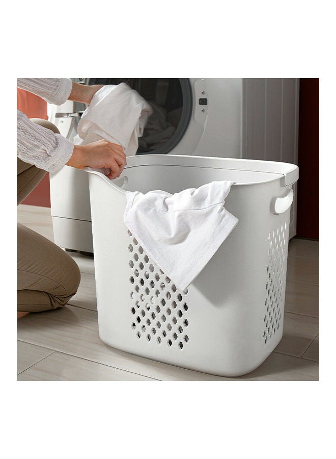 3 Tier Laundry Basket White 45 x 34 x 45cm