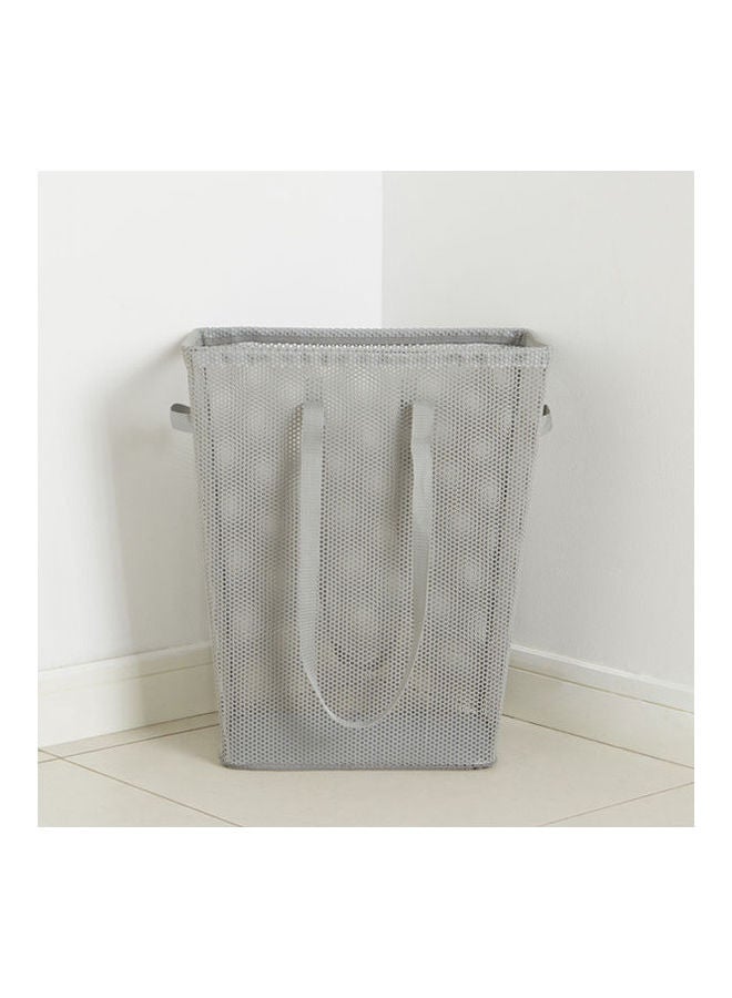 Mesh Flex Laundry Basket Grey 57X45X33cm