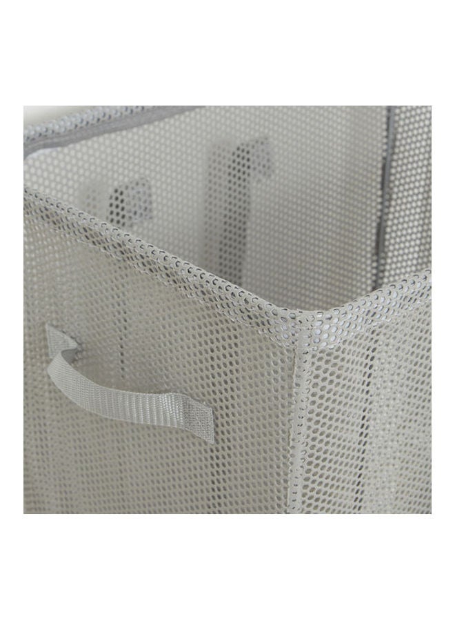Mesh Flex Laundry Basket Grey 57X45X33cm