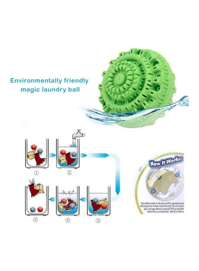 Eco Magic Reusable Wash Wizard Style Laundry Ball Green 8x6cm