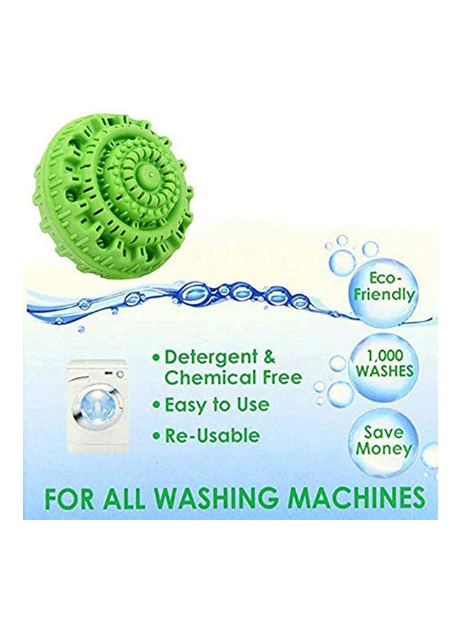 Eco Magic Reusable Wash Wizard Style Laundry Ball Green 8x6cm