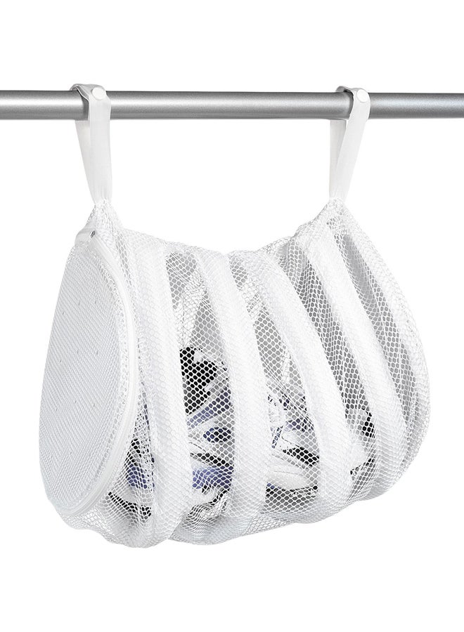 Mesh Sneaker Wash Bag White 13 x 10 x 12.2cm