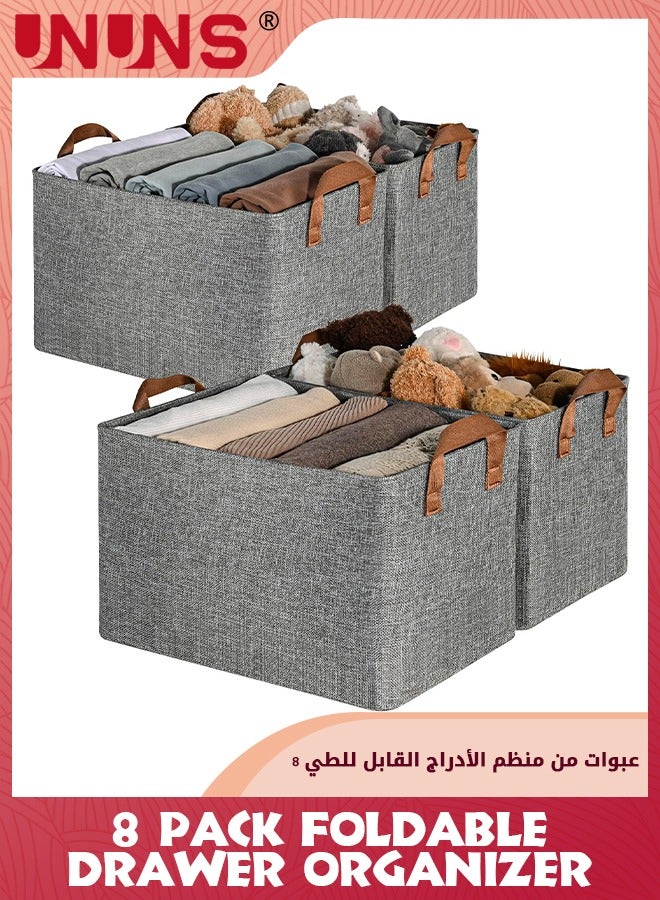 Storage Baskets For Closet,4-Pack Extra Large Storage Bins With Metal Frame,Canvas Storage Baskets,Gray Clothing Storage Containers For Dorm Children Room Hallway