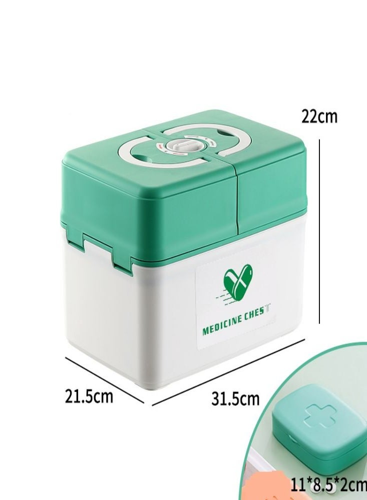 Medicine Box Household Large Capacity Multi-layer Medical Care First Aid Box Small Pill Box Medicine Storage Box