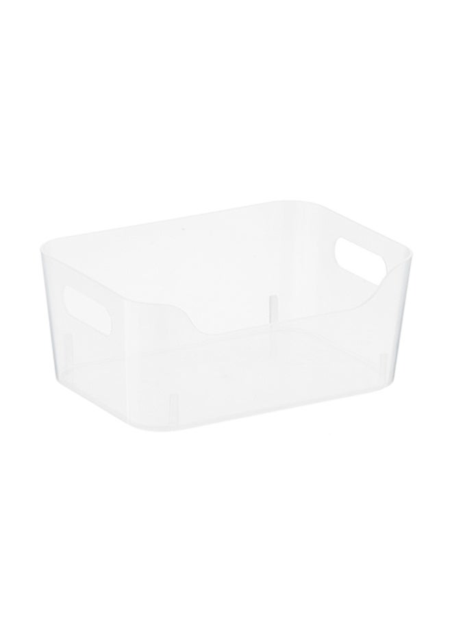 Storage Box 3 Pieces Small And 3 Pieces Medium Set Clear