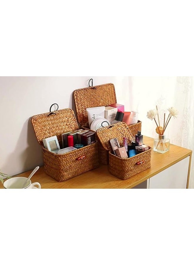 Handwoven Storage Basket Set of 3pcs